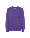 Men's Crew Neck in Jersey, Purple Philippe Model - 1