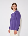 Men's Crew Neck in Jersey, Purple Philippe Model - 3