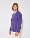 Camiseta de punto con cuello redondo para hombre - Morado Philippe Model - 3