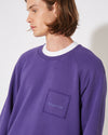 Camiseta de punto con cuello redondo para hombre - Morado Philippe Model - 5
