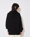 Sweat à capuche en jersey femme, noir Philippe Model - 4