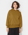 Women's Hoodie in Jersey, Oil Philippe Model - 2