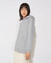 HOODIES JERSEY WOMEN MELANGE GRAY Philippe Model - 3