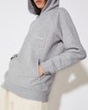 Sweat à capuche en jersey femme, mélange de gris Philippe Model - 5