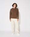 Women's Hoodie in Jersey, Walnut Philippe Model - 6