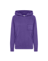 Women's Hoodie in Jersey, Purple Philippe Model