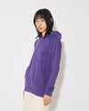 Sweat à capuche en jersey femme, violet Philippe Model - 3