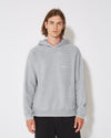 Sweat à capuche en jersey homme, mélange de gris Philippe Model