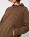 Men's Hoodie in Jersey, Walnut Philippe Model - 5