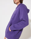Men's Hoodie in Jersey, Purple Philippe Model - 5