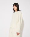 Women's Sweater in Wool, Cream Philippe Model - 3