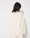 Jersey de lana para mujer - Crema Philippe Model - 4