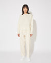 Women's Sweater in Wool, Cream Philippe Model - 6