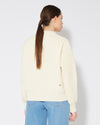 Sweat-shirt en jersey femme, lait Philippe Model - 4