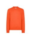 Men's Sweater in Wool, Orange Philippe Model