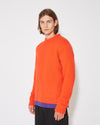 Sweat-shirt en laine homme, orange Philippe Model - 3