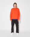 Men's Sweater in Wool, Orange Philippe Model - 6