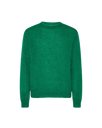 Sweat-shirt en laine mohair homme, vert Philippe Model