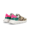 Junior Trpx Haute Low-Top Sneakers in Leather And Glitter, White Green Philippe Model - 3