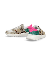 Junior Trpx Haute Low-Top Sneakers in Leather And Glitter, White Green Philippe Model - 6