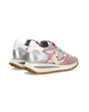 Women’s low Tropez Haute sneaker - white and pink Philippe Model - 3