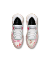 Women’s low Tropez Haute sneaker - white and pink Philippe Model - 4