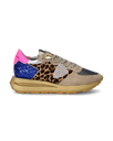 Zapatilla baja Tropez Haute para mujer - beige, azul aciano y rosa Philippe Model