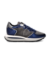 Sneakers Tropez Haute Running Women, Blue Grey Philippe Model