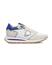 Sneakers Tropez Haute Running Men, White Blue Philippe Model