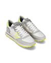 Men's low Tropez Haute sneaker - white and yellow Philippe Model - 2