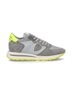 Sneaker basse Tropez Haute uomo - grigio e giallo Philippe Model