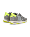 Flache Tropez Haute Sneakers für Herren – Grau und Gelb Philippe Model - 3