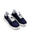 Junior Tropez Low-Top Sneakers in Leather, Blue Philippe Model