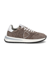 Women's Tropez 2.1 Low-Top Sneakers in Suede, Dove Gray Philippe Model