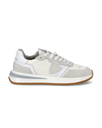 Women's Tropez 2.1 Low-Top Sneakers in Nylon And Leather, White Philippe Model