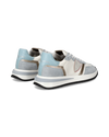 Zapatilla baja Tropez 2.1 para mujer - blanca y azul Philippe Model - 3