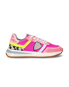 Women's Tropez 2.1 Low-Top Sneakers in Nylon And Leather, Fuchsia Philippe Model - 1