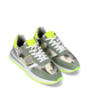Zapatilla de running Tropez 2.1 para hombre - Verde y amarillo Philippe Model - 2