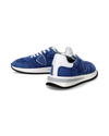 Sneakers Tropez 2.1 Blu Uomo in Pelle Scamosciata Philippe Model - 5