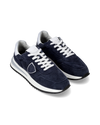 Men's Tropez 2.1 Low-Top Sneakers in Suede, Blue Philippe Model