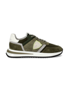 Sneakers Tropez 2.1 da Uomo Verde militare in Tessuto Tecnico Philippe Model