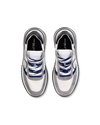 Sneaker basse Tropez 2.1 uomo - bianco e blu Philippe Model - 4