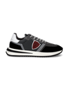 Men's Tropez 2.1 Low-Top Sneakers in Nylon And Leather, Anthracite Philippe Model