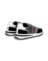 Flache Tropez 2.1 Sneakers für Herren aus Nylon und Leder – Anthrazit Philippe Model - 3