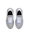 Flache Tropez 2.1 Sneakers für Herren aus Nylon und Leder – Denim Philippe Model - 4