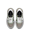 Flache Tropez 2.1 Sneakers für Herren aus Nylon und Leder – Salbei Philippe Model - 4