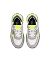 Flache Tropez 2.1 Sneakers für Herren aus Nylon und Leder – Weiß und Gelb Philippe Model - 4