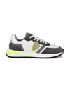 Men's Tropez 2.1 Low-Top Sneakers in Nylon And Leather, Anthracite White Philippe Model