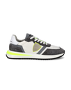 Men's Tropez 2.1 Low-Top Sneakers in Nylon And Leather, Anthracite White Philippe Model