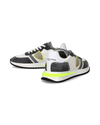 Sneakers Tropez 2.1 da Uomo Bianche e Grigie in Tessuto Tecnico Philippe Model - 6